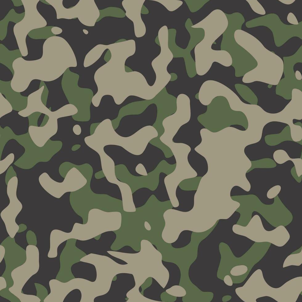 sin costura camuflaje modelo vector