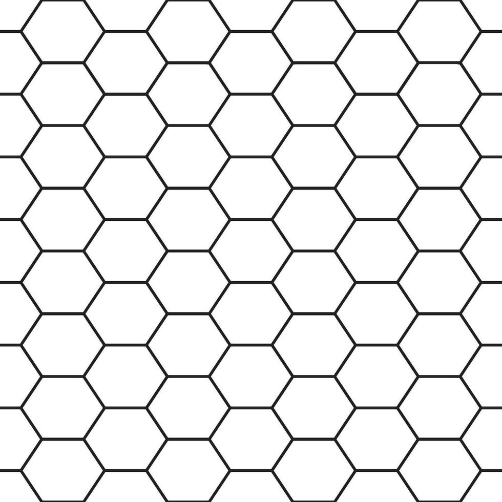 Seamless Hexagon Pattern vector