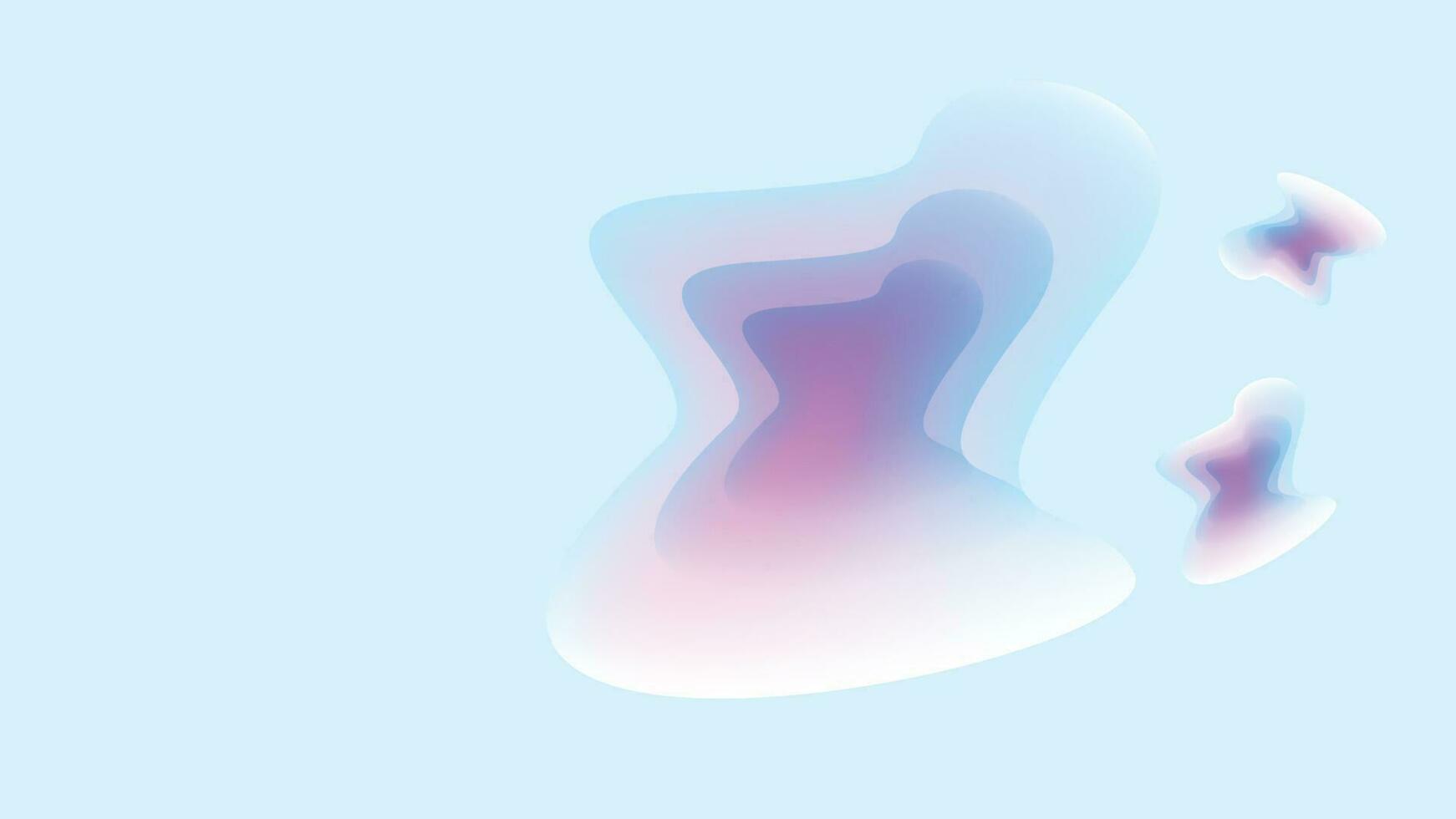 Abstract Background with Gradient Shapes vector
