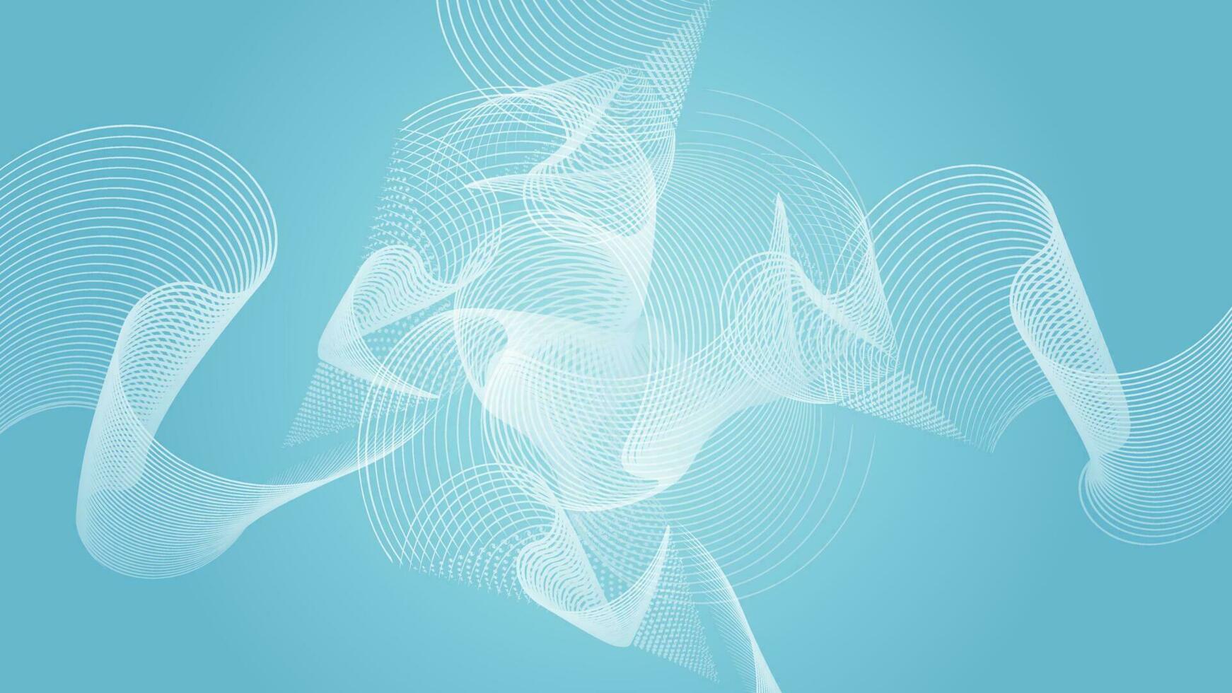 Abstract Background with Wavy Lines vector