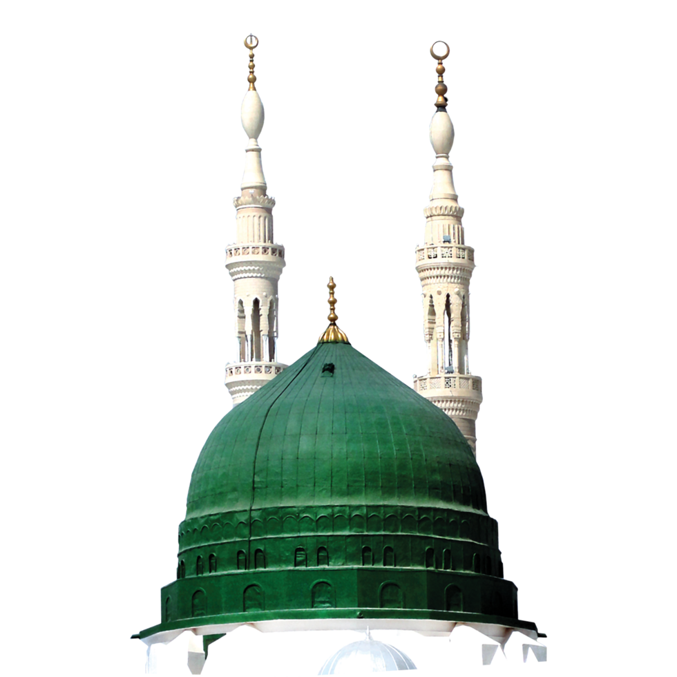 masjid Nabawi médina. mosquée de prophète Mohammed à saoudien arabe. png