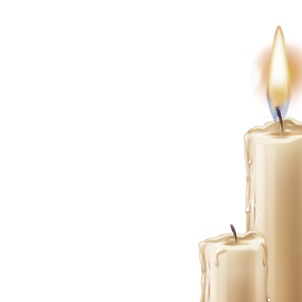 Candles for design. 23982465 PNG