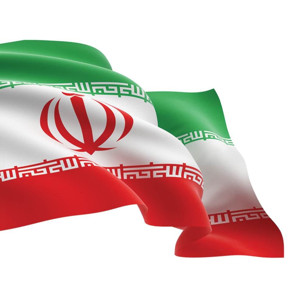 Iran flag for designs png