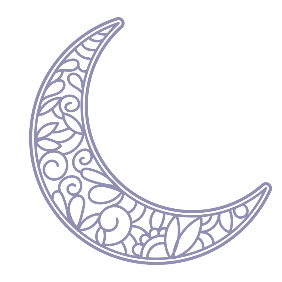 Ramadan moon - crescent for Ramazan. png