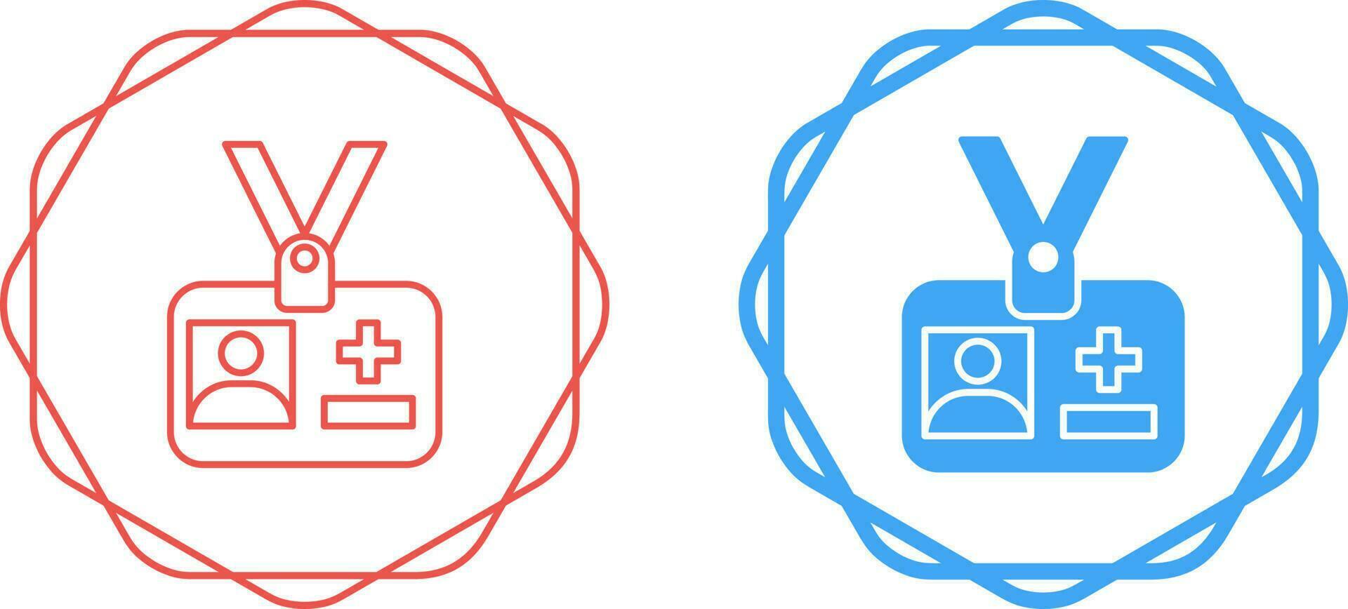 Medical Id Vector Icon