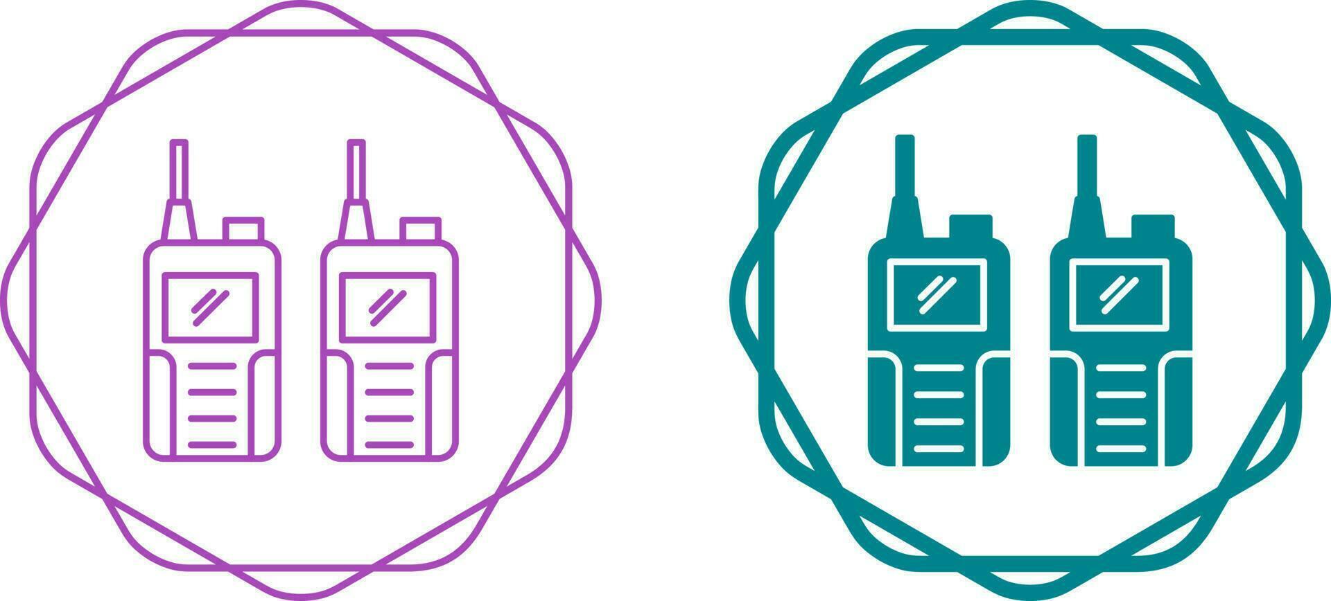 Walkie Talkie Vector Icon