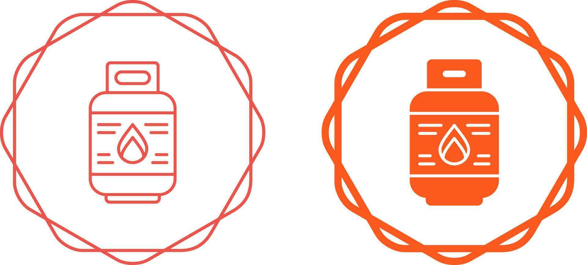 Gas Bottle Vector Icon