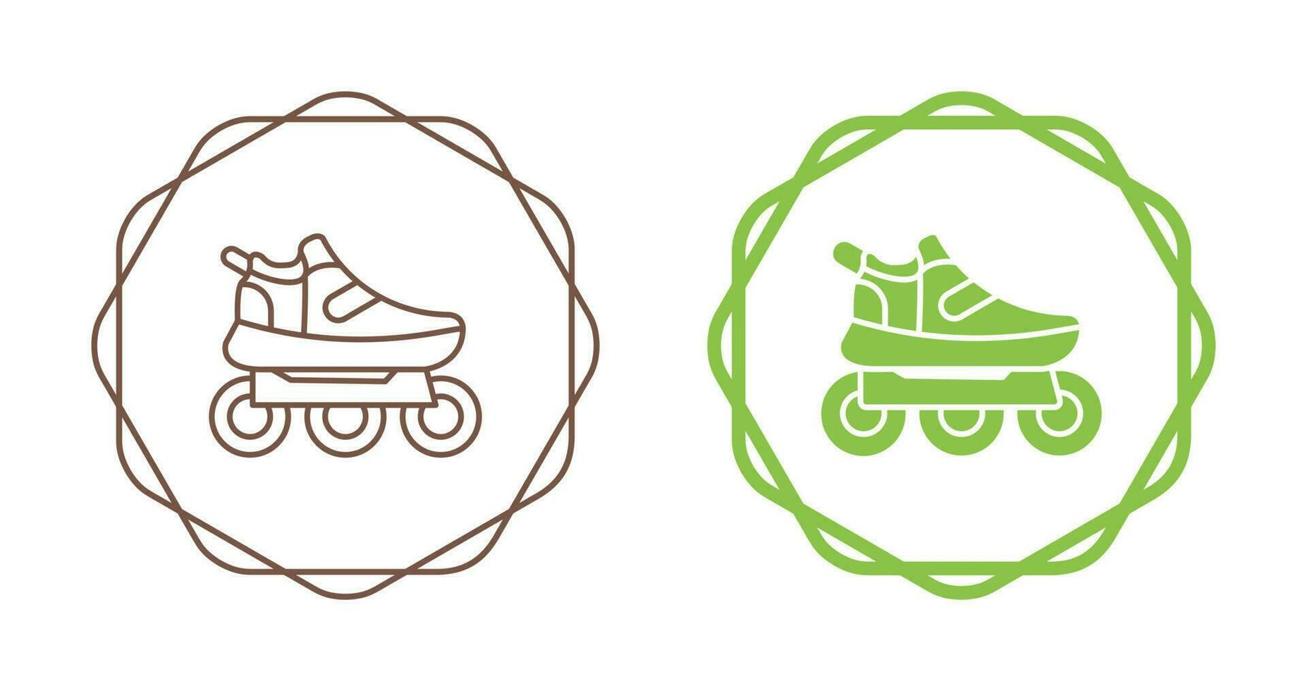 Roller Skates Vector Icon