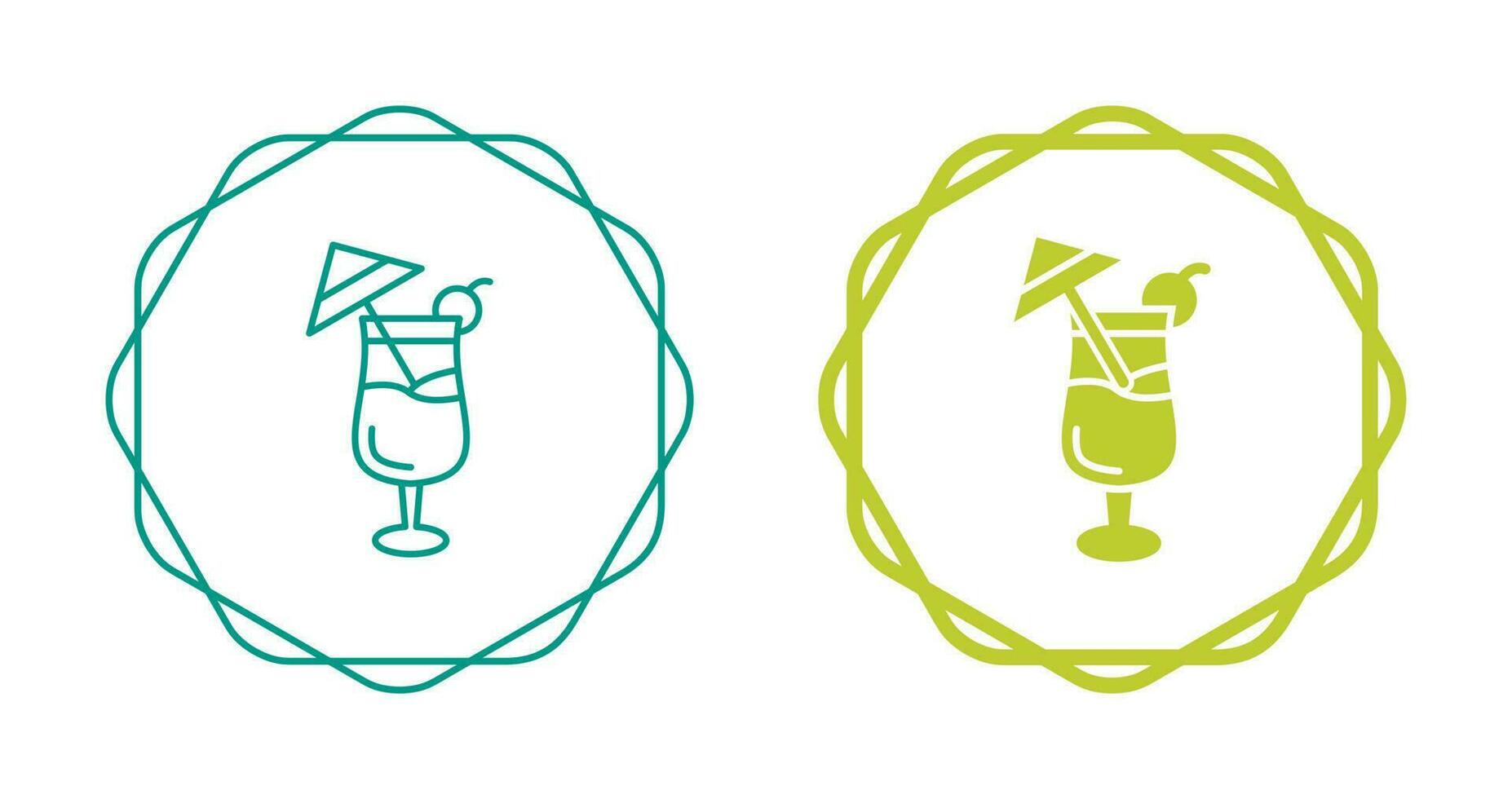 Cocktail Vector Icon