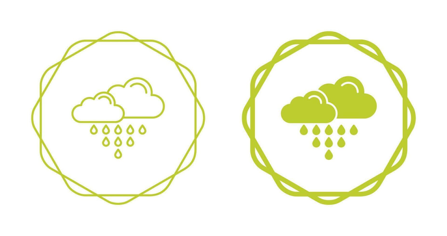 Acid Rain Vector Icon