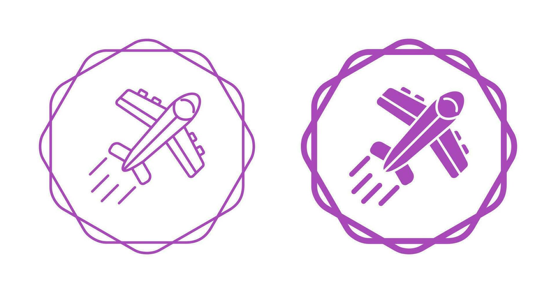 Aeroplane Vector Icon