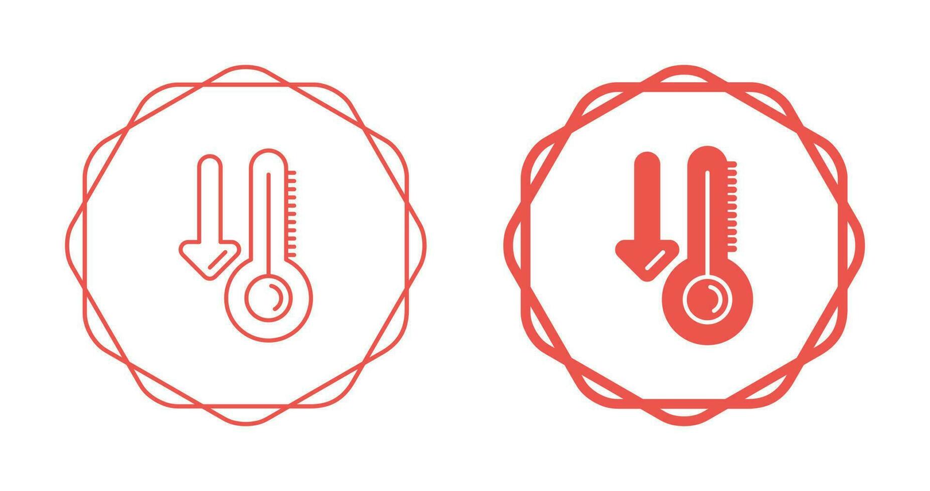 Low Temperature Vector Icon