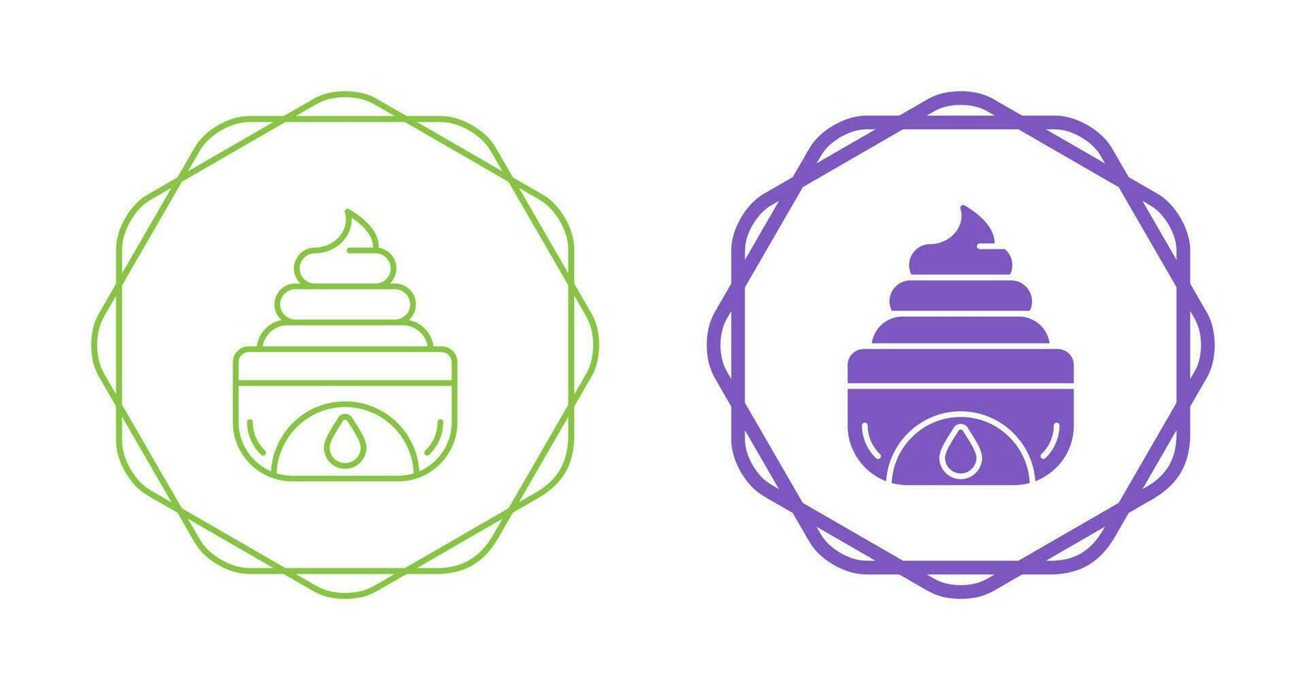 Cream Vector Icon