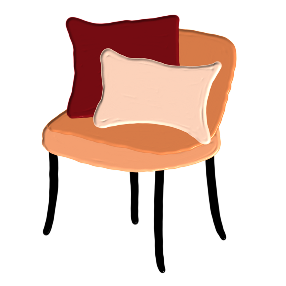 hand drawn chair png