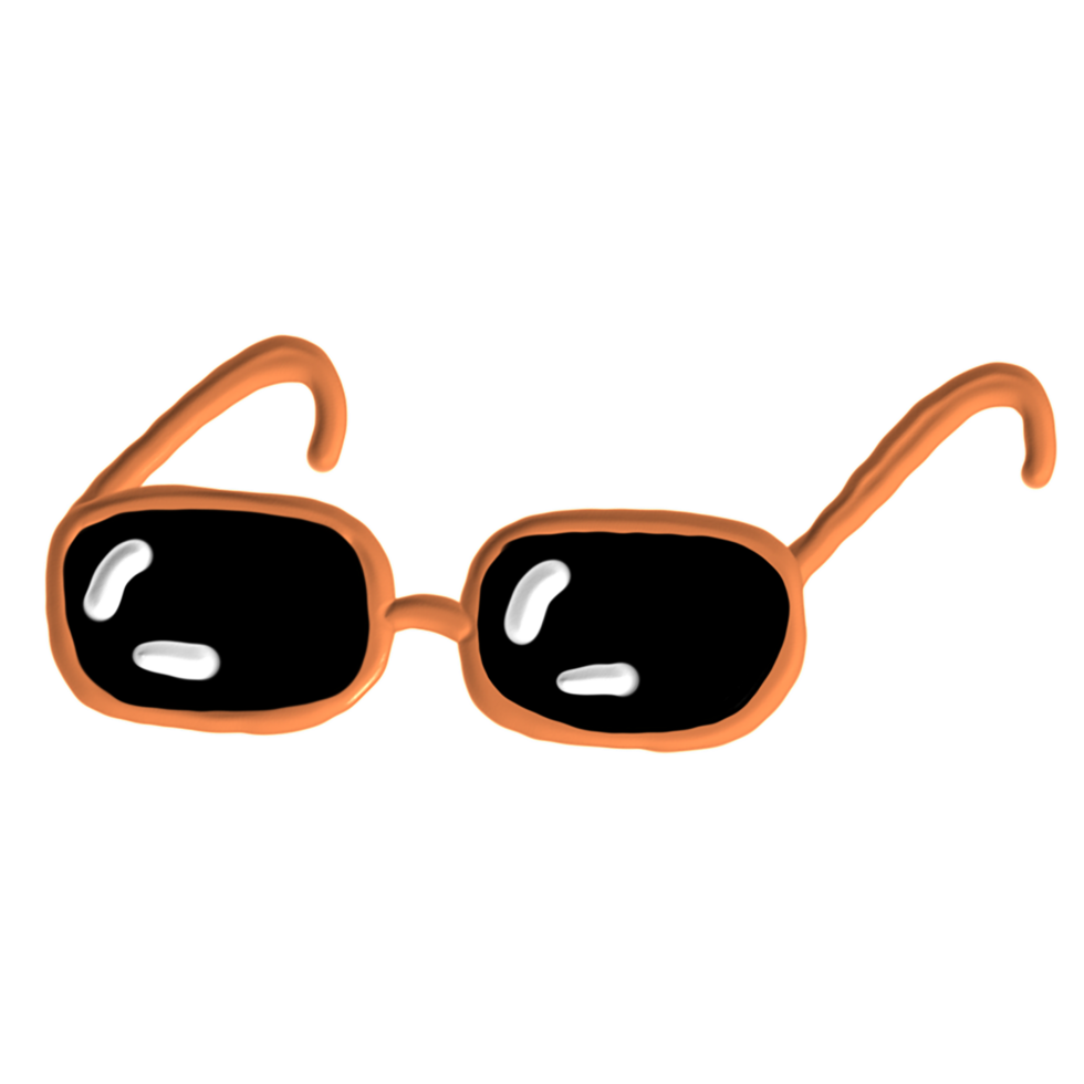 hand drawn glasses png