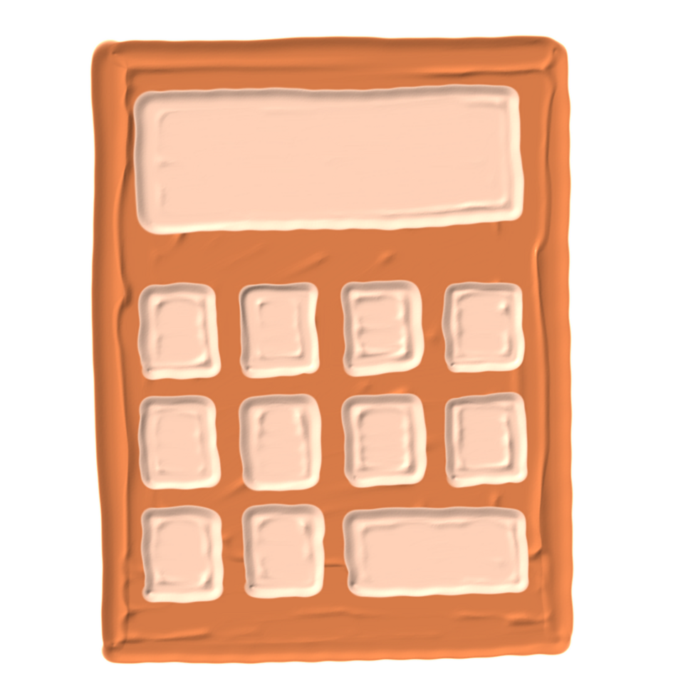 hand drawn calculator png