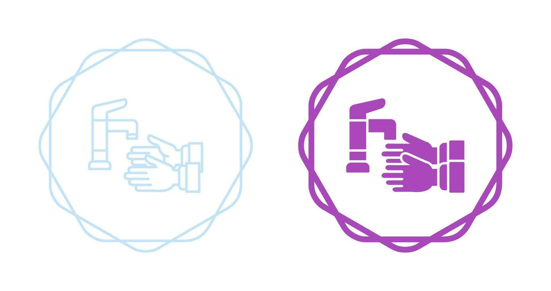Washing Hands Vector Icon