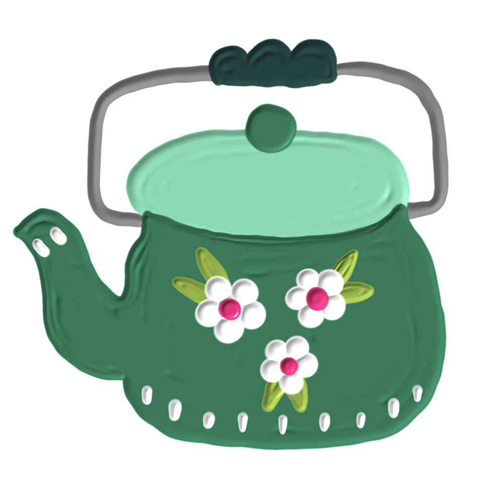 cute sticker with acrylic painting png