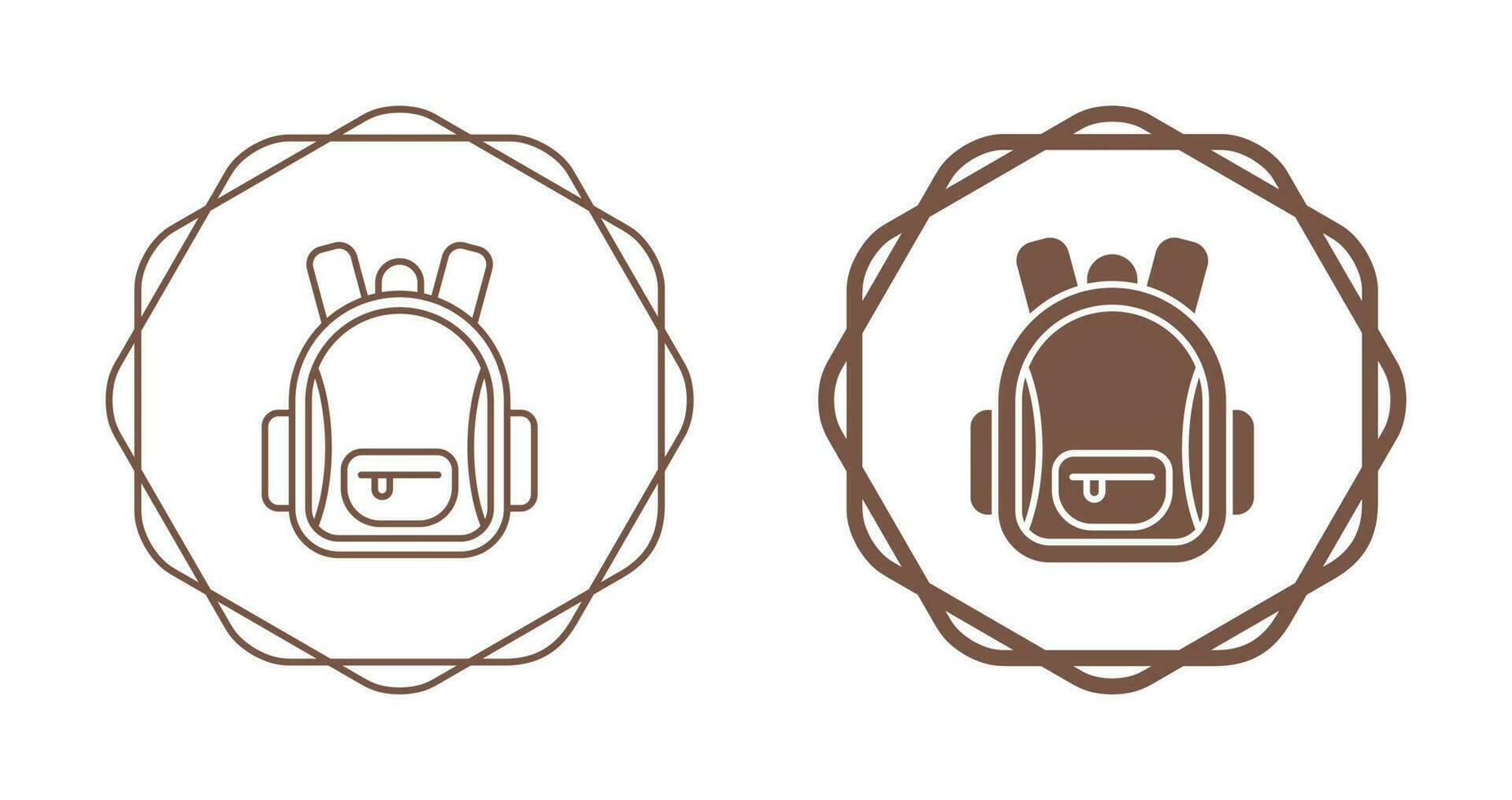Backpack Vector Icon