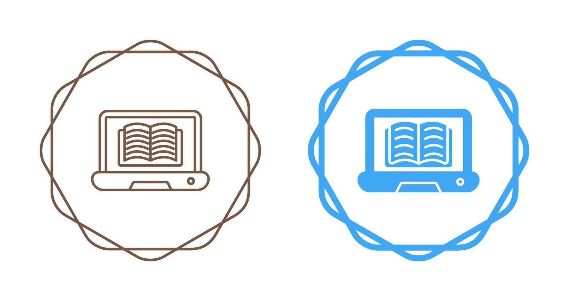 Online Learning Vector Icon