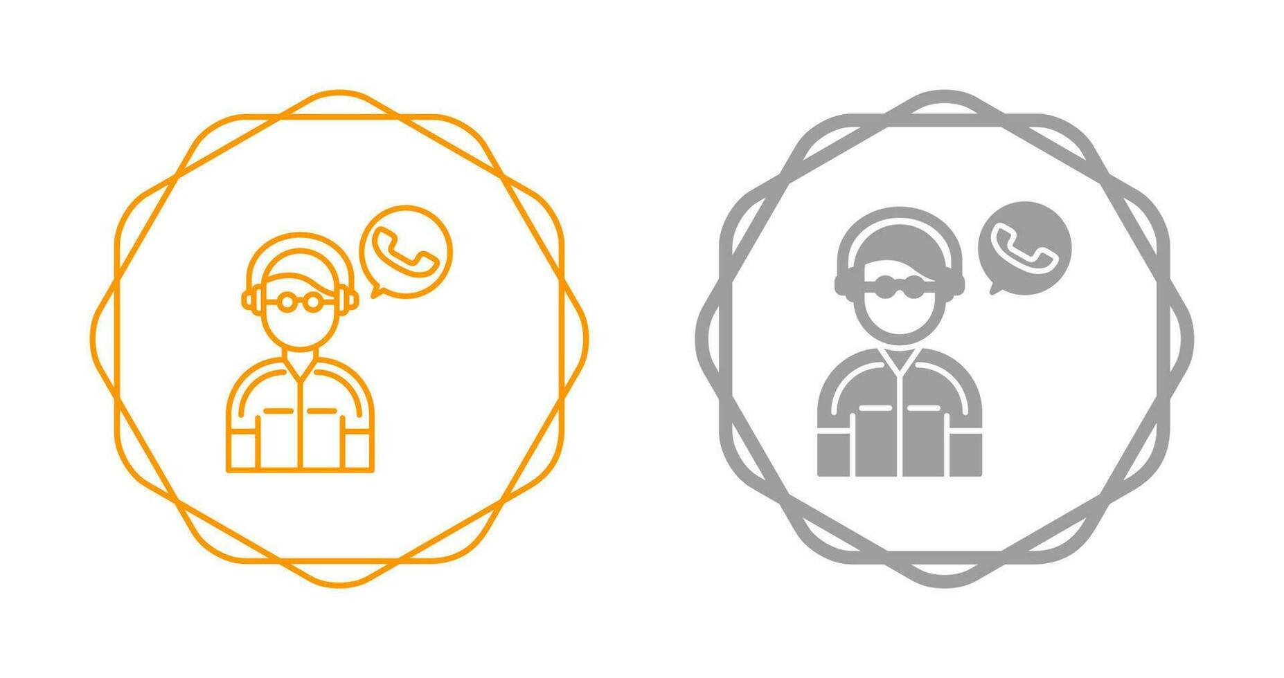 Contact Us Vector Icon