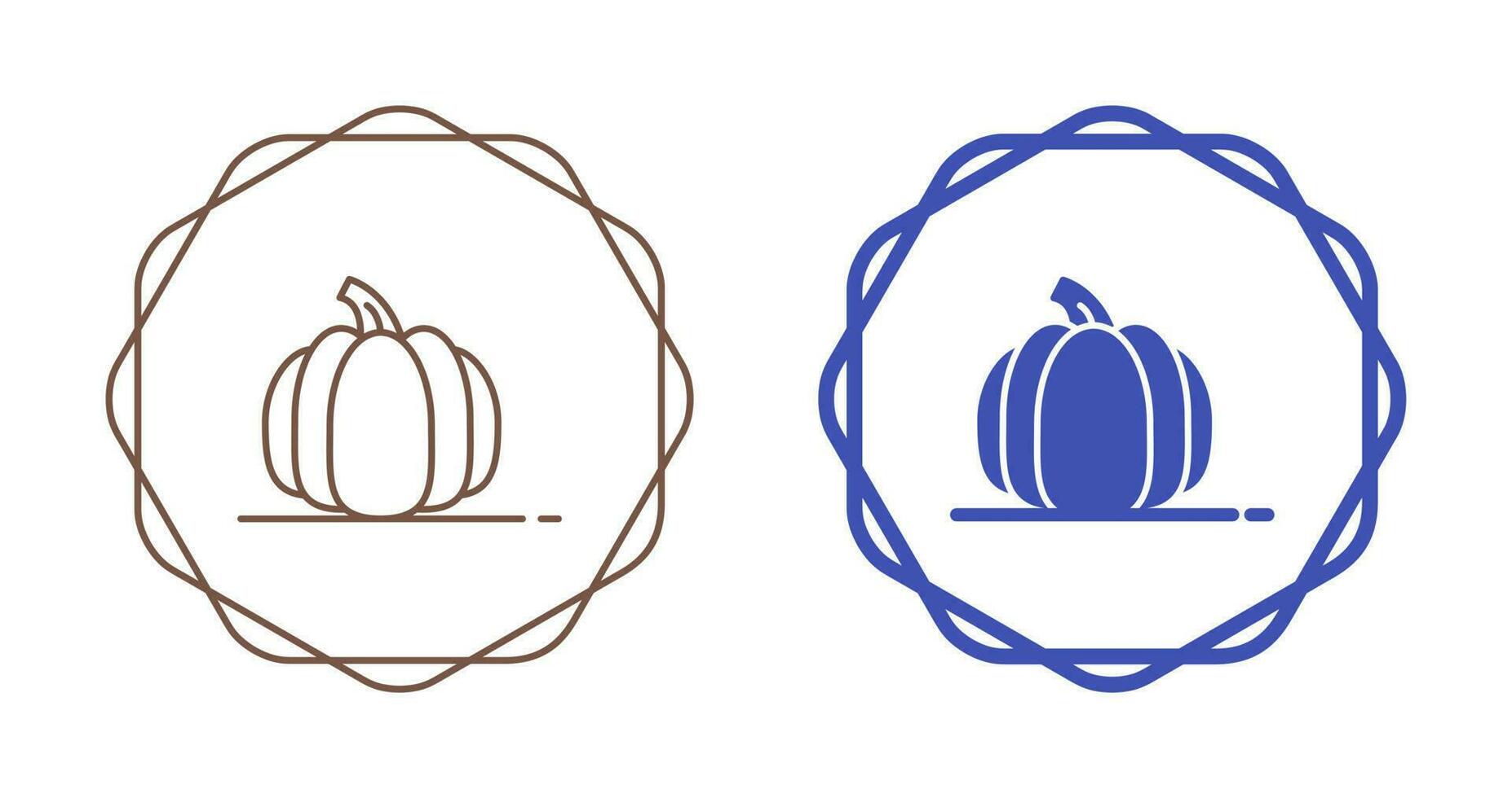 icono de vector de calabaza