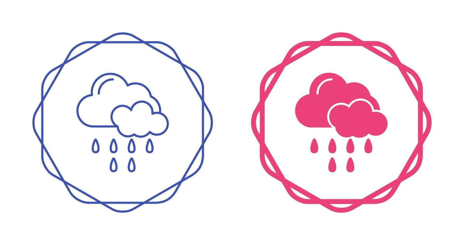 Rain Vector Icon