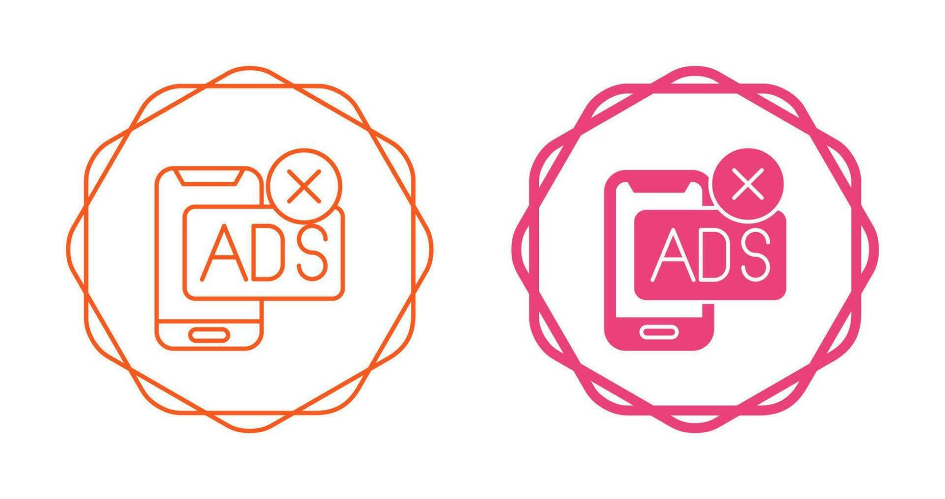 AD Block Vector Icon
