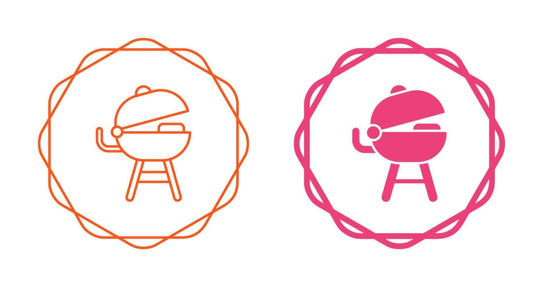 Grilled Vector Icon