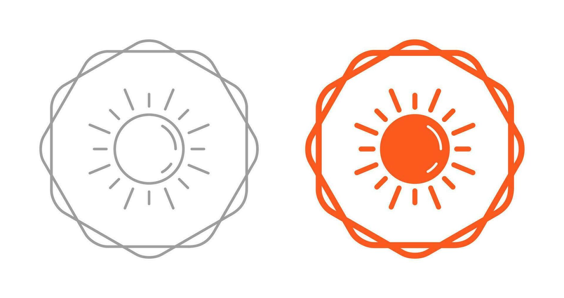 Sun Vector Icon