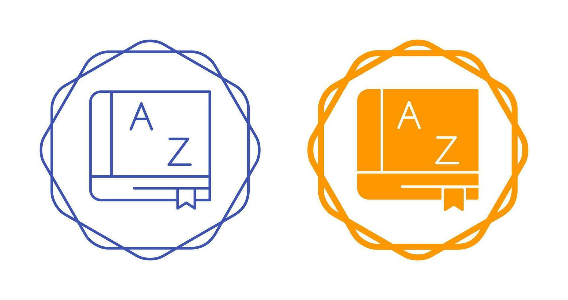 Dictionary Vector Icon