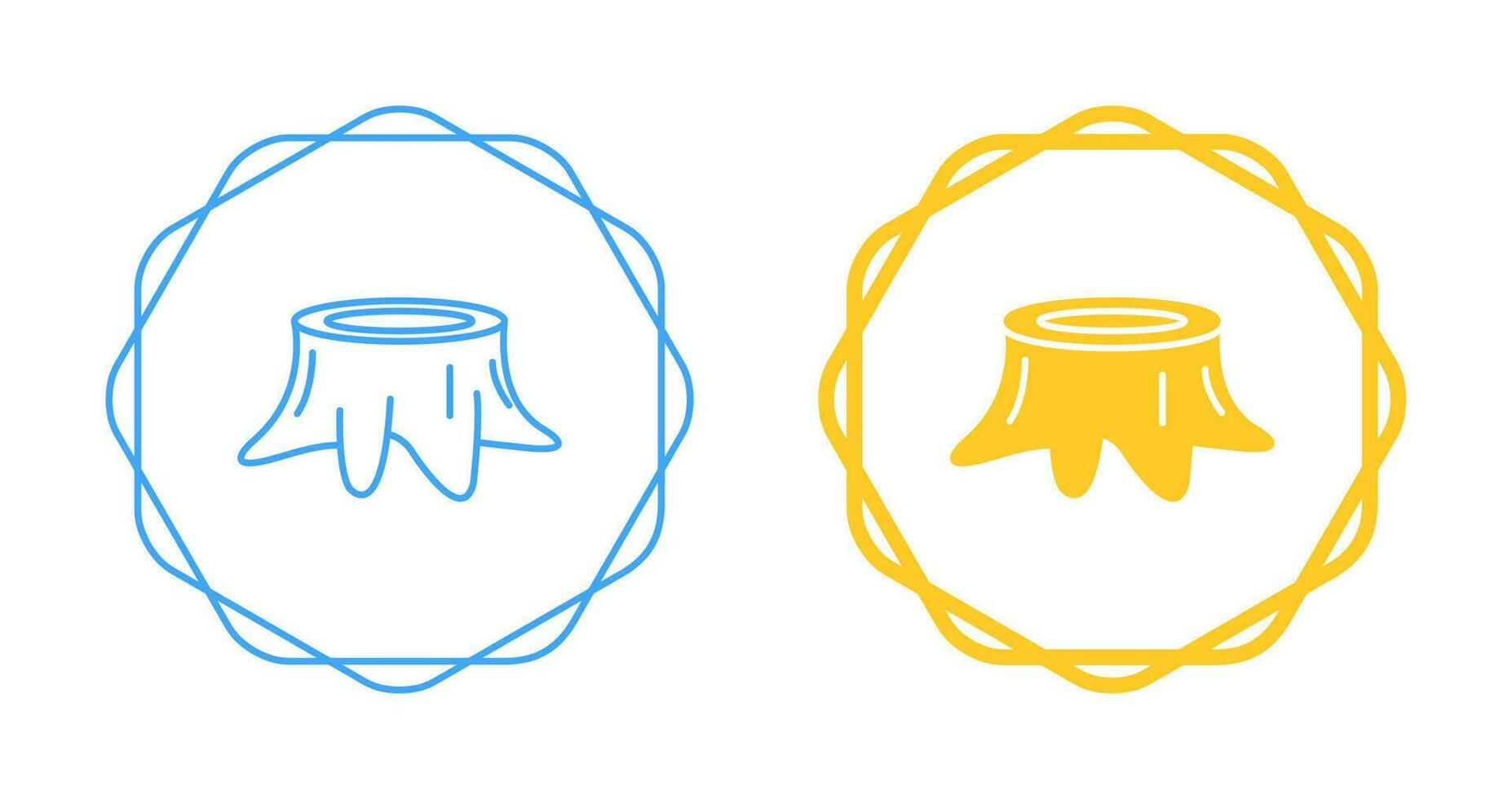 Stump Vector Icon
