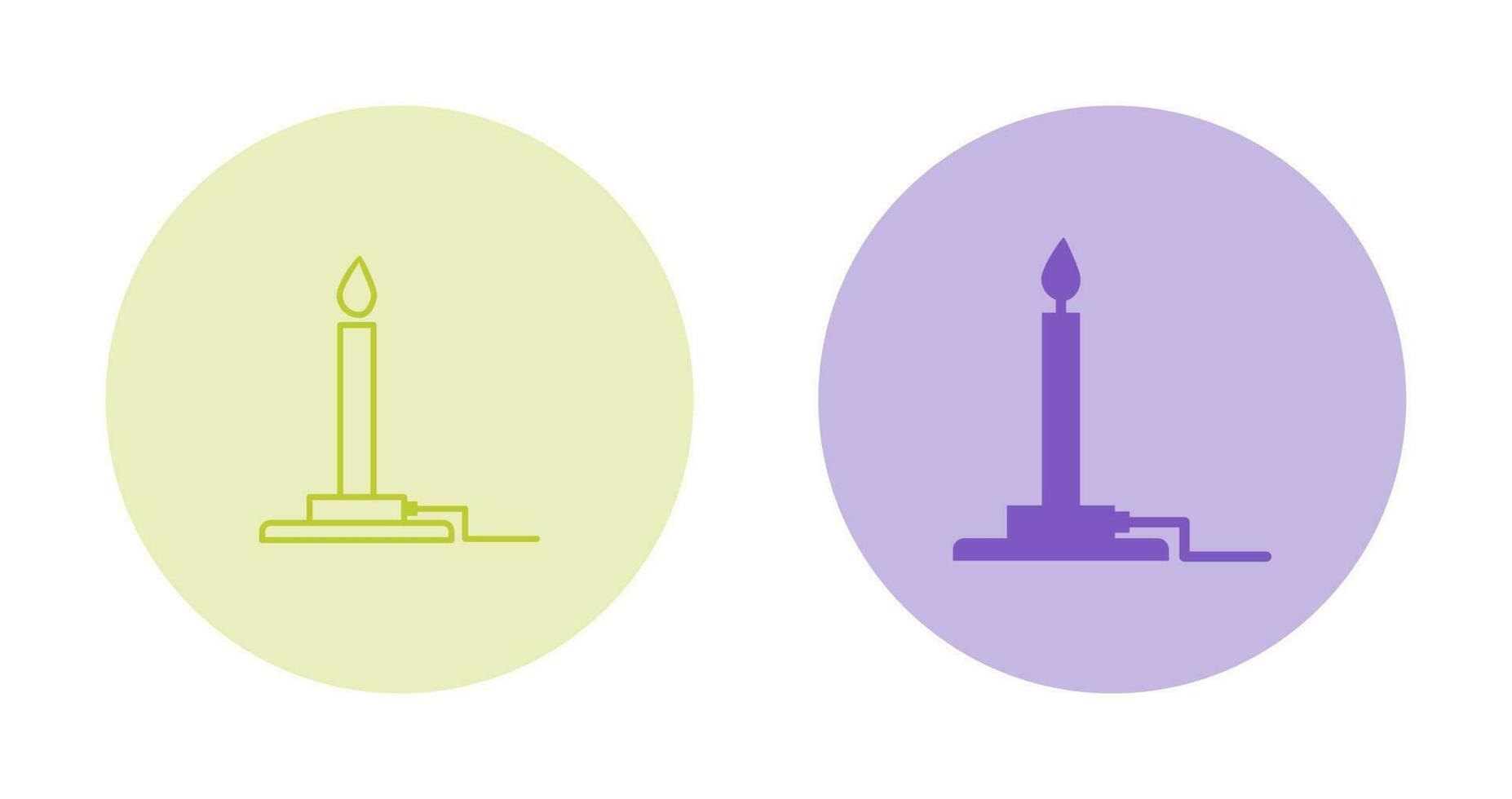 Bunsen Burner Vector Icon