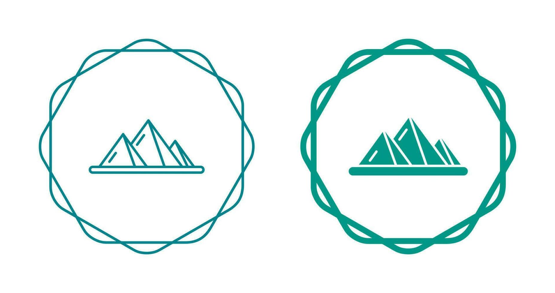 Pyramid Vector Icon