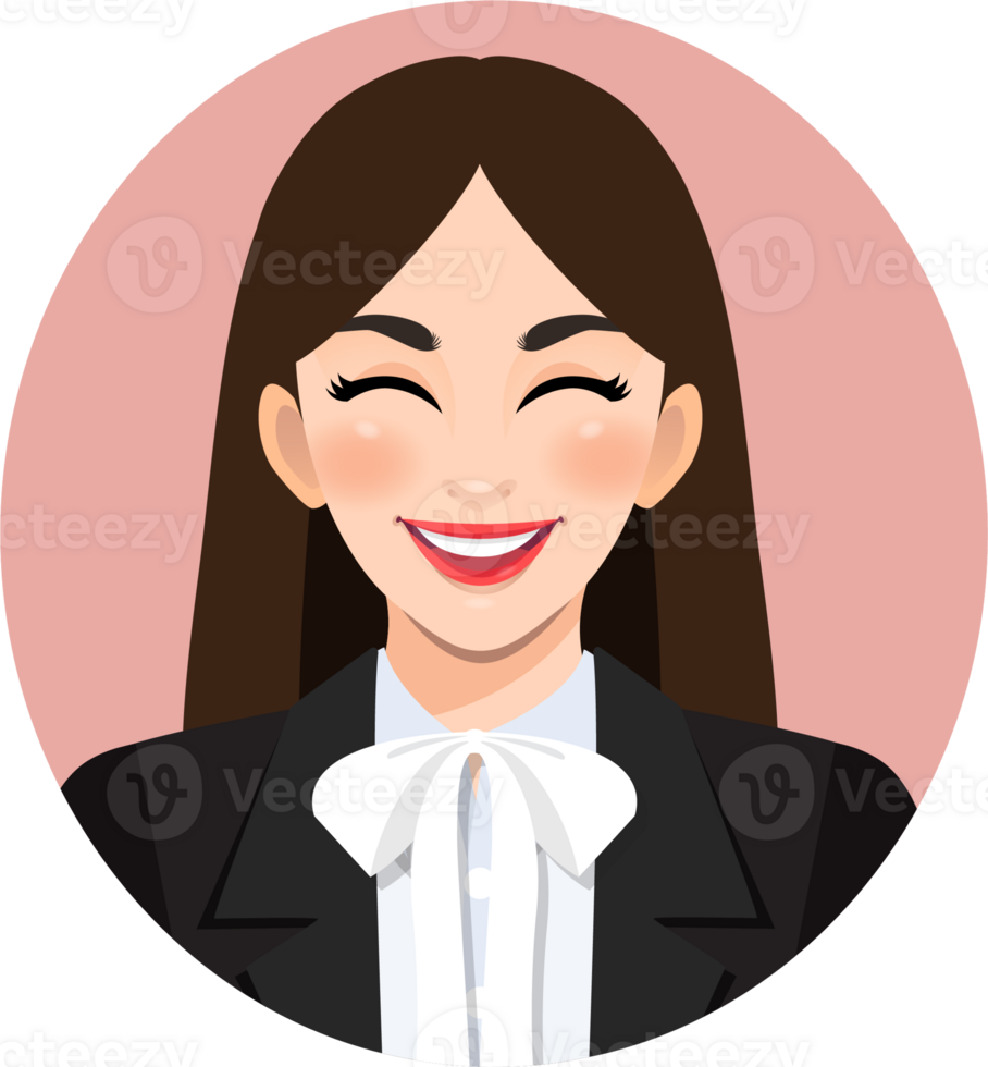 Smiling business woman PNG