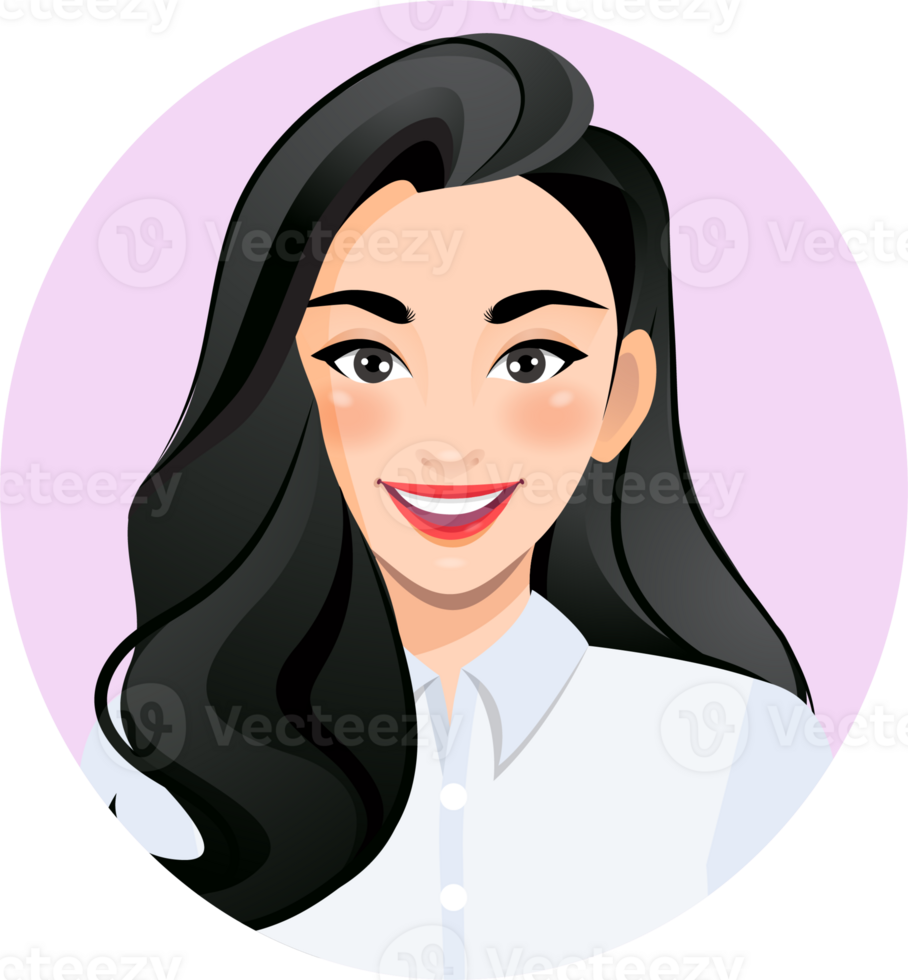 Smiling business woman PNG