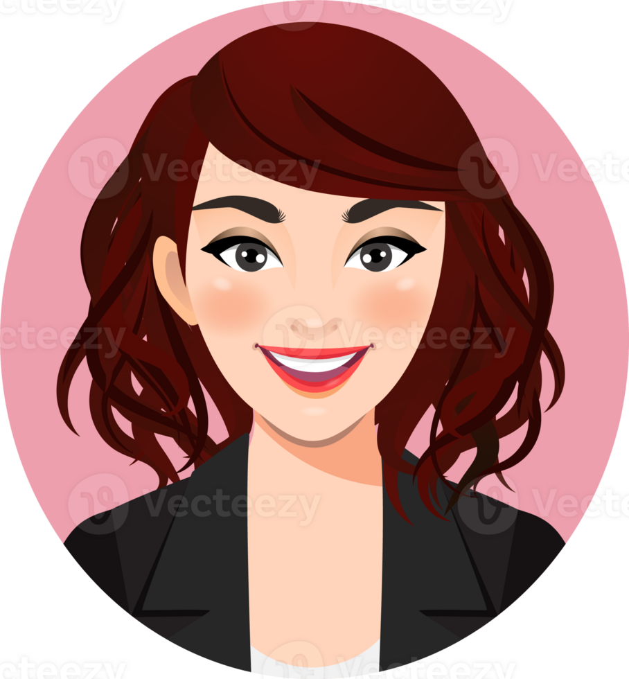 Smiling business woman PNG