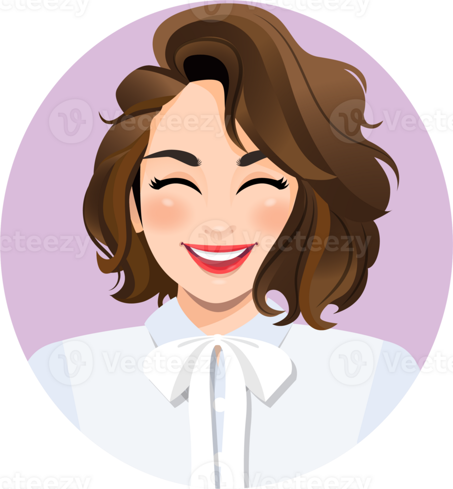 Smiling business woman PNG