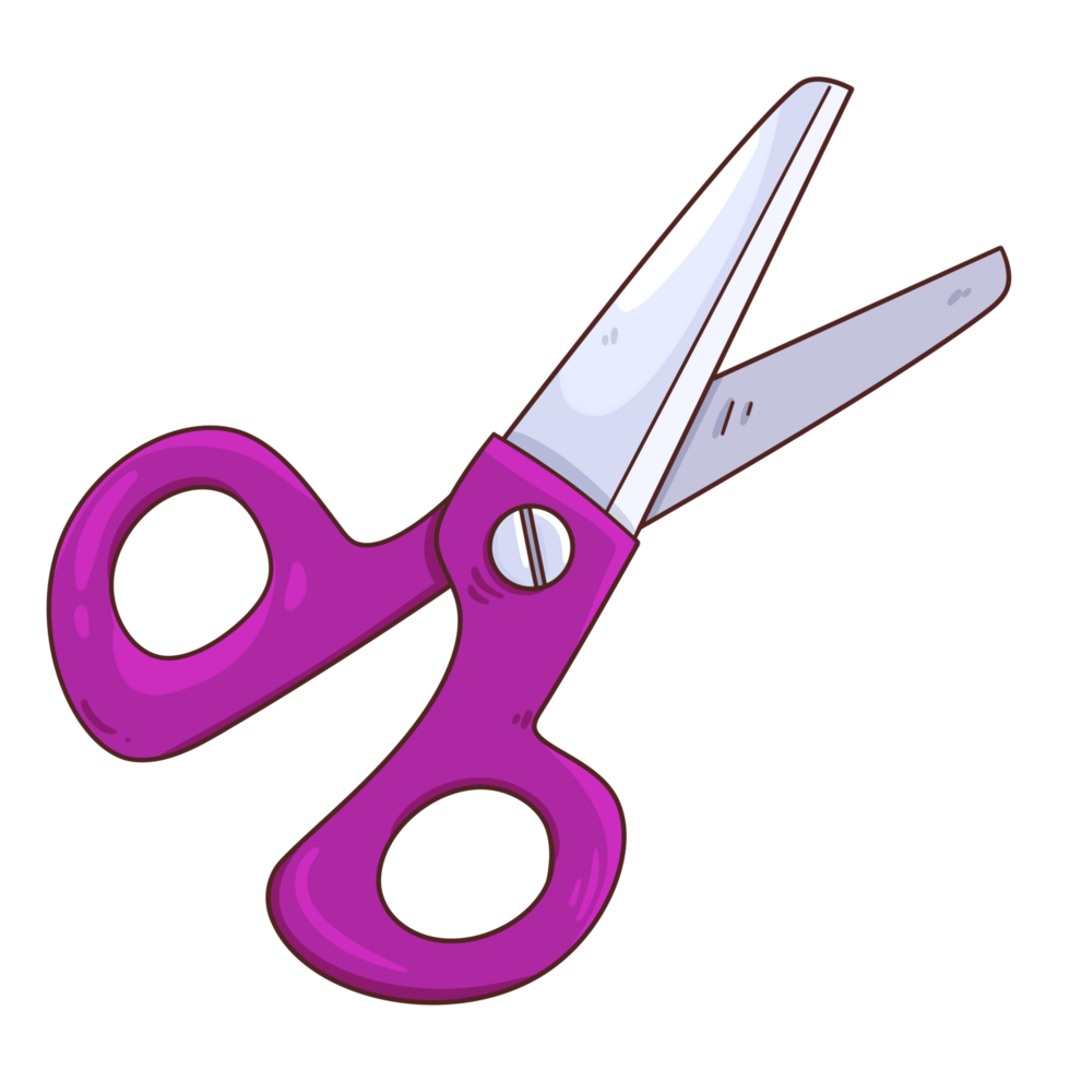 School Materials Clip Art Cartoon Scissors PNG