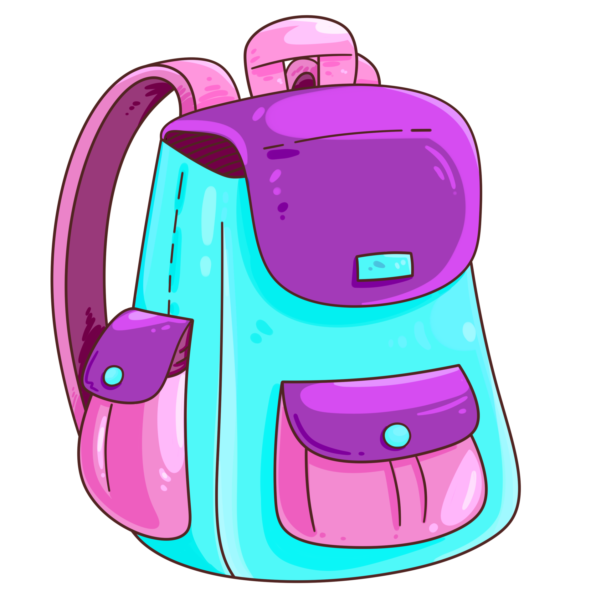 School Materials Clip Art Cartoon Bag PNG 23985133 PNG