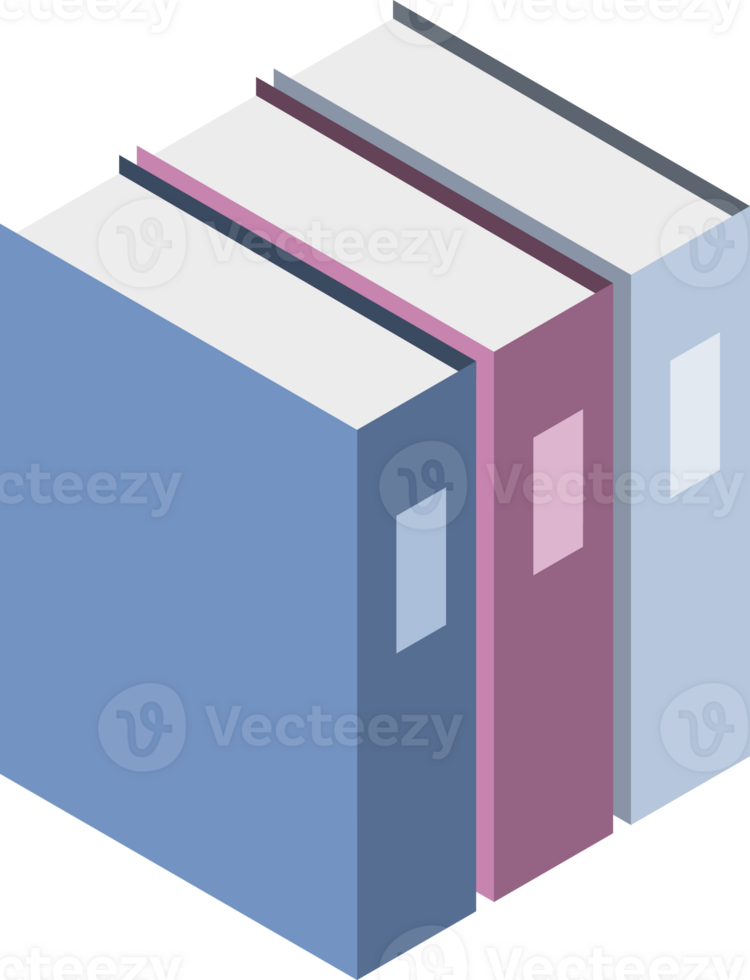 Binders Isometric Icon 23985181 PNG