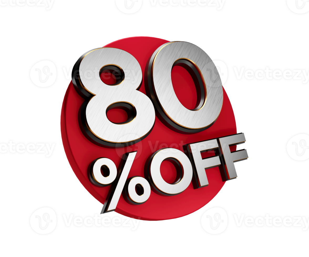 Percentage Off Signs