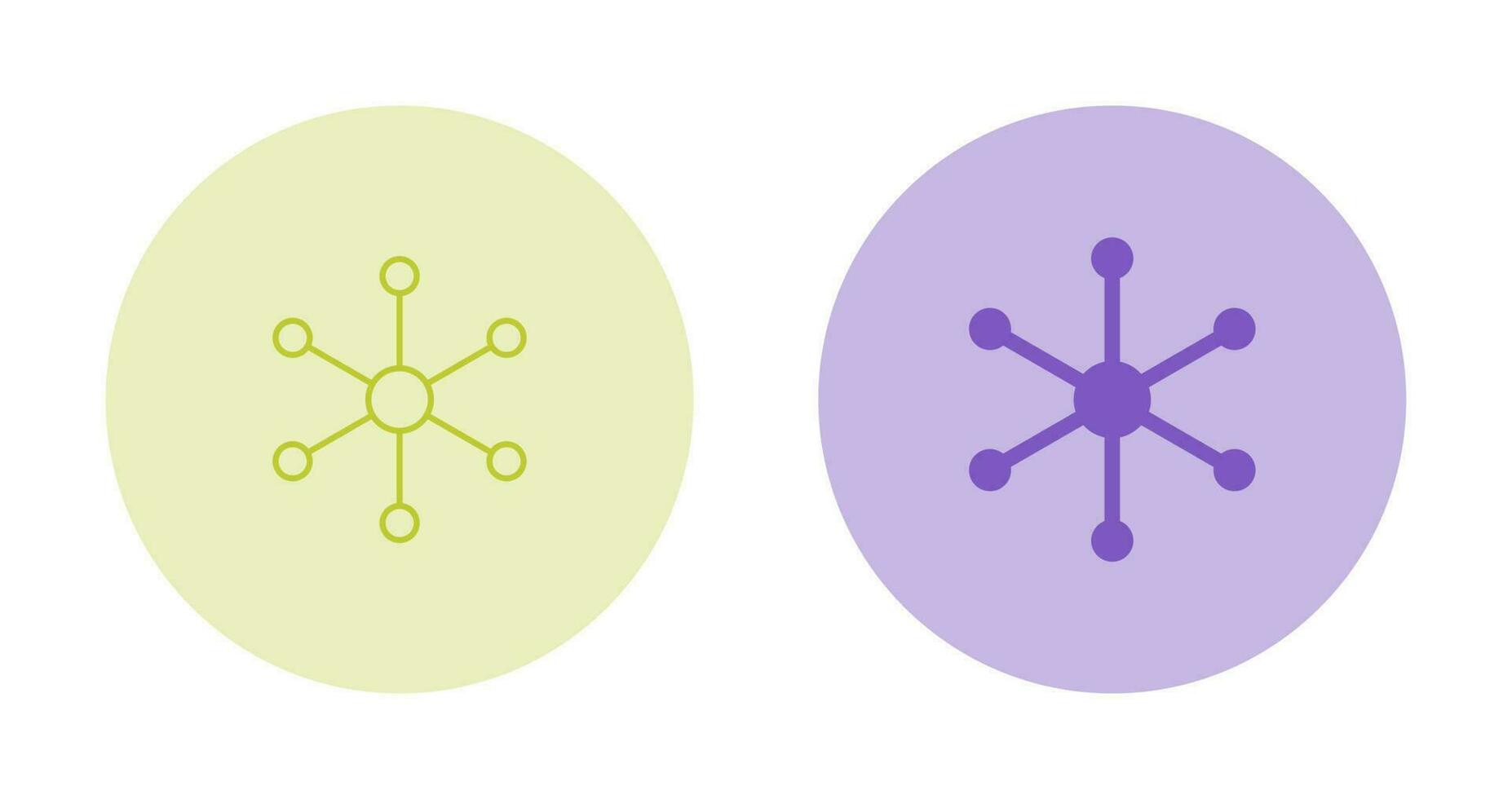 Molecular Structure Vector Icon