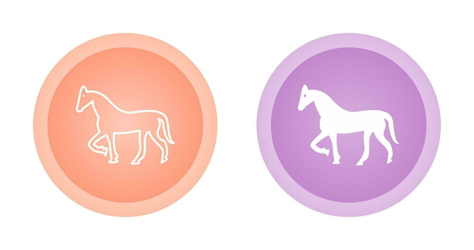 icono de vector de caballo