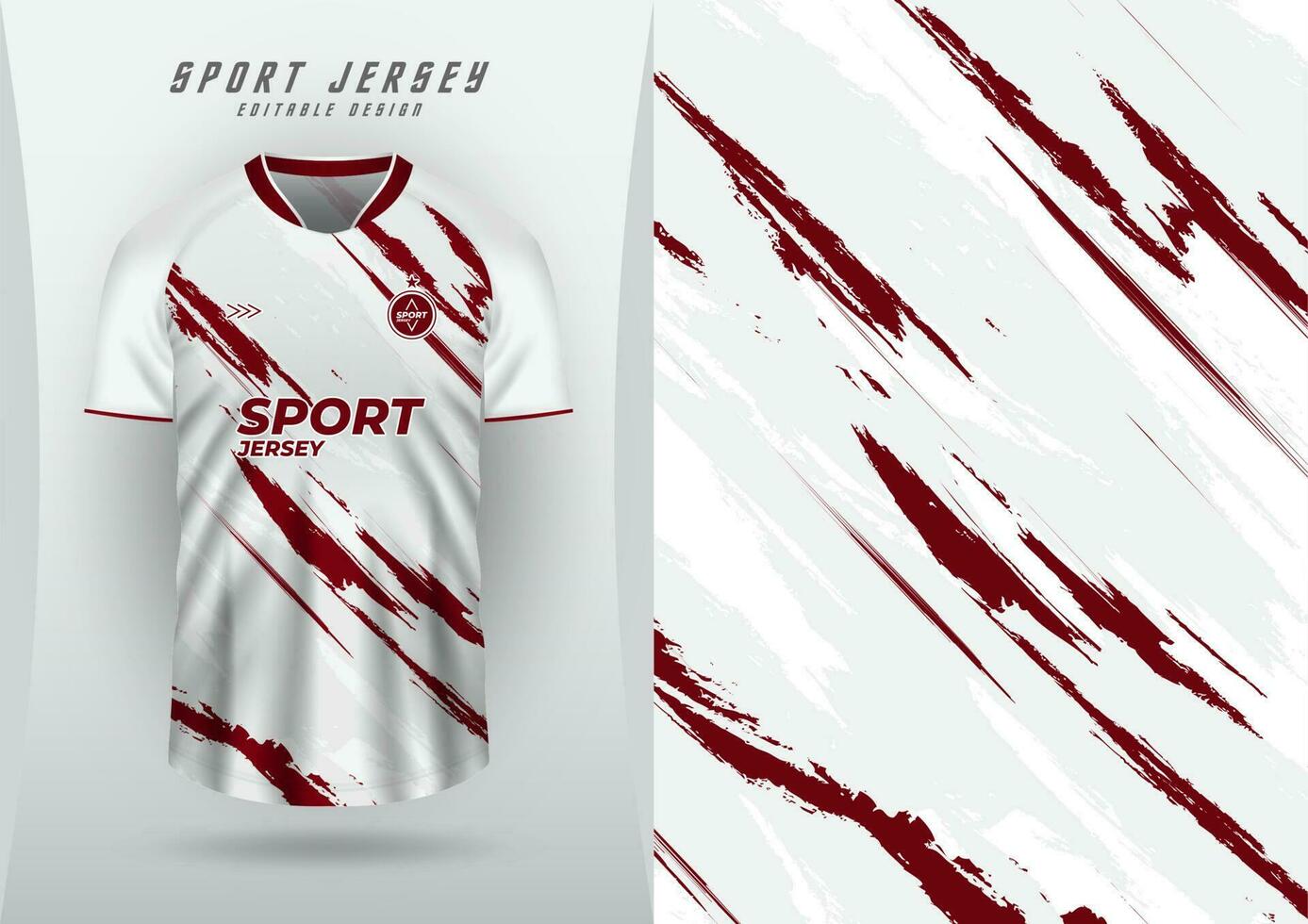 antecedentes para Deportes jersey fútbol jersey corriendo jersey carreras jersey modelo cepillo sangre rojo vector