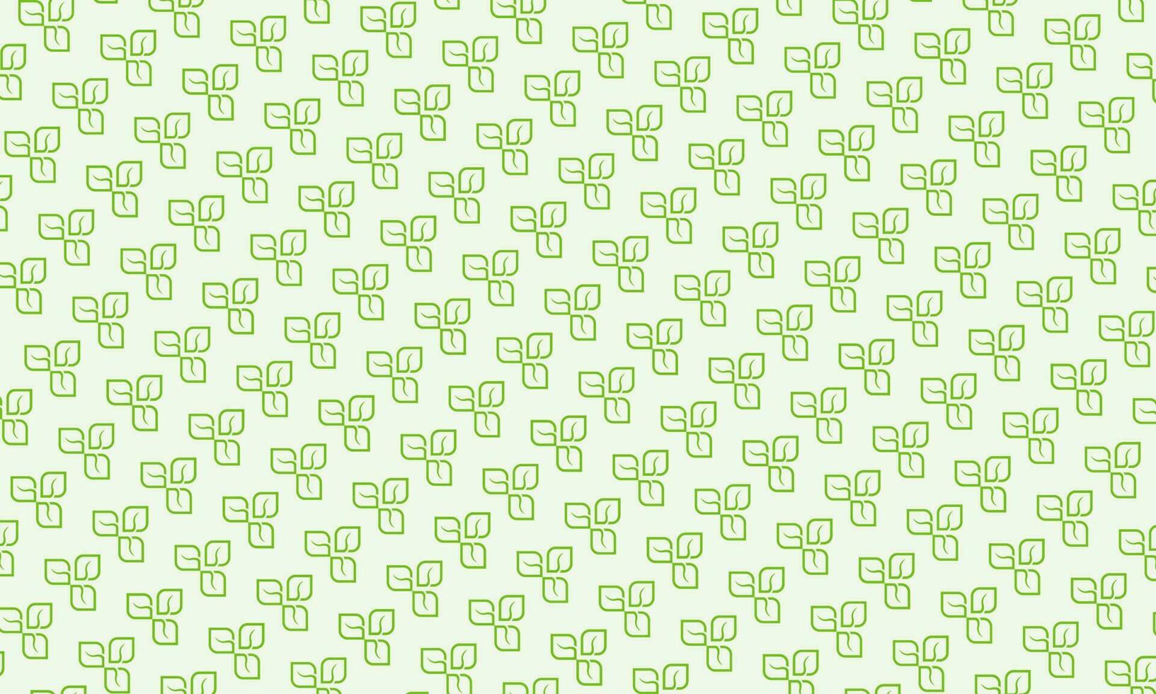 Green leaves seamless pattern background vector