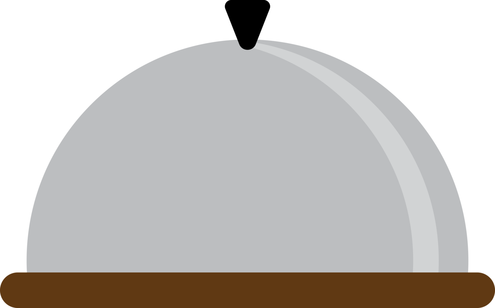 Food serving tray platter with lid illustration. png