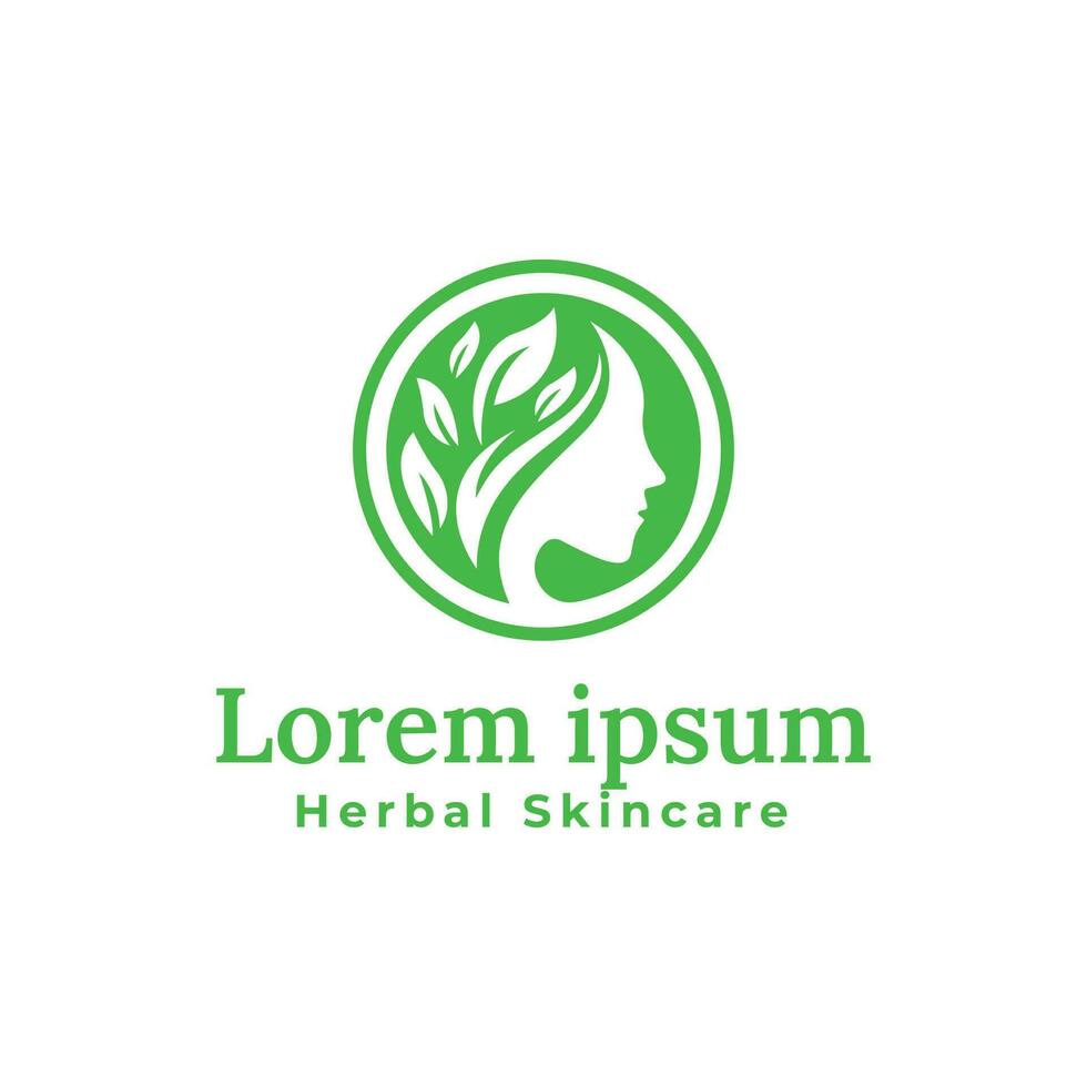 Herbal Skincare Logo Vector