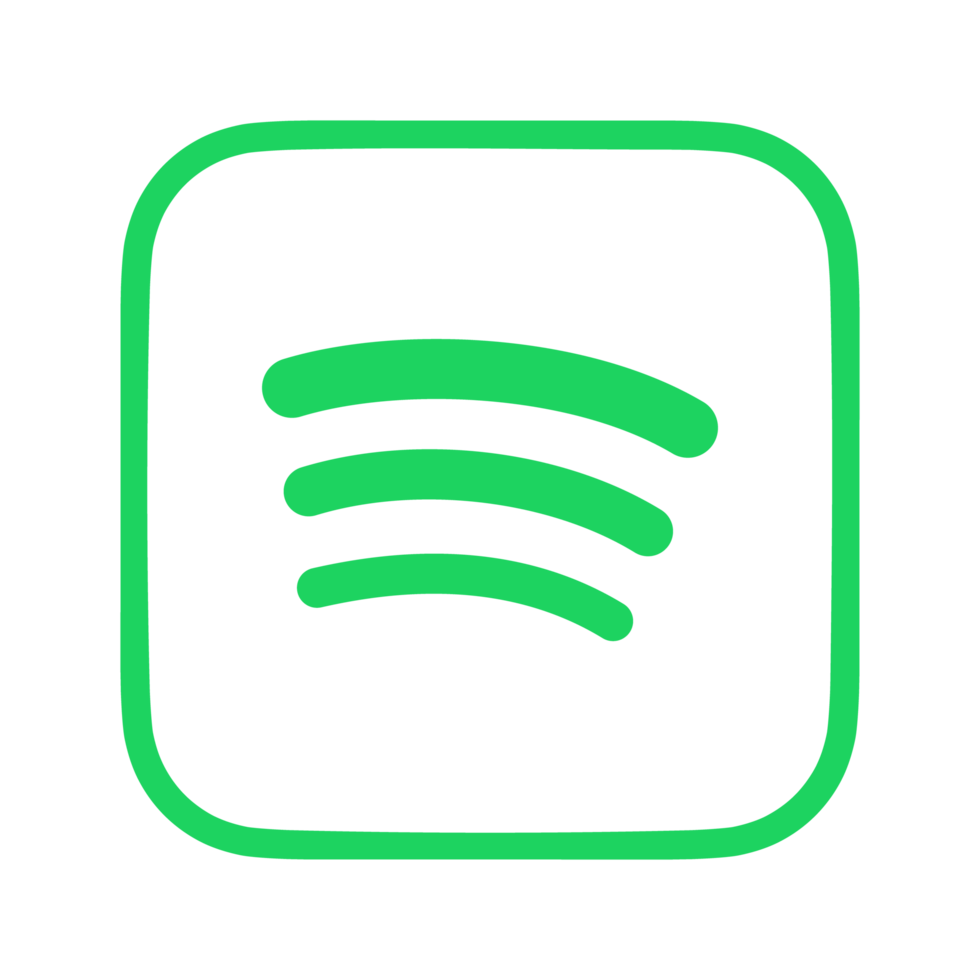 Spotify logo (png icon) yellow