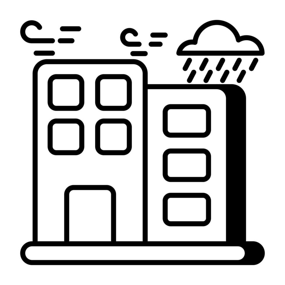 Rainfall icon in perfect design vector